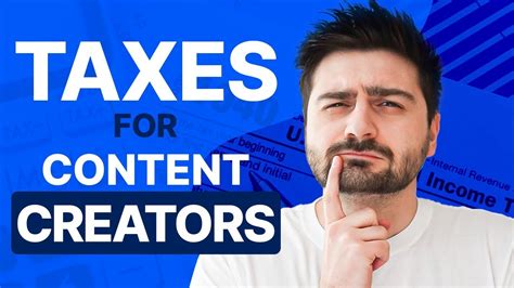 Tax Tips for Content Creators